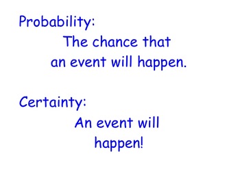 Preview of 7th Grade CCSS Probability Unit Lessons