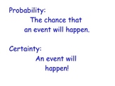 7th Grade CCSS Probability Unit Lessons