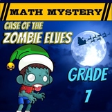 7th Grade Christmas Activity - Christmas Math Mystery Revi