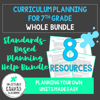 Preview of 7th Grade Curriculum Planning BUNDLE