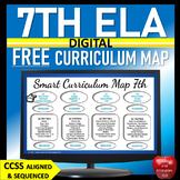 7th Grade ELA Curriculum Map FREE