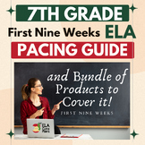 7th Grade ELA ~First Nine Weeks Pacing Guide Plus Resources!