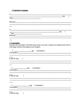 7th grade ela reading literature common core aligned