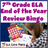 7th Grade ELA Review BINGO Game ~ Printable & Google!