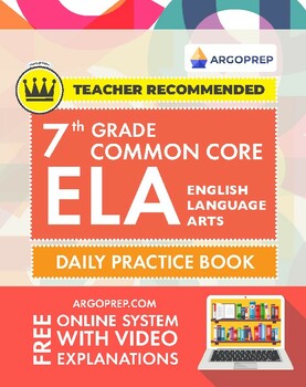 Preview of 7th Grade ELA Workbook (198 pages eBook + video explanations)