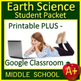 7th Grade Earth Science NGSS Worksheets - Student Packet