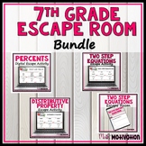 7th Grade Escape Room Bundle