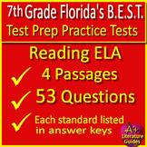 7th Grade Florida FAST PM3 Reading Practice Tests - Florid