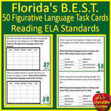 7th Grade Florida BEST Figurative Language Task Cards ELA 