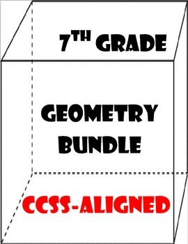 Preview of 7th Grade Geometry Bundle