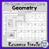 7th Grade Geometry -  Bundle of Resources
