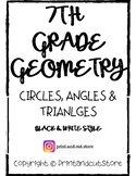 7th Grade Geometry Posters