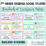 7th Grade Social Studies Georgia Standards of Excellence Posters