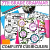7th Grade Grammar Curriculum - Daily Grammar Practice, Wor
