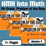 7th Grade HMH Into Math | Problem of the Day | Rational Numbers | Module 4