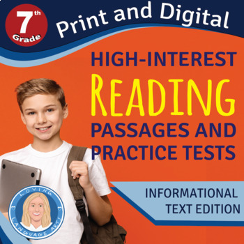 Preview of 7th Grade Reading Passages & ELA Practice Tests | Informational Text Edition