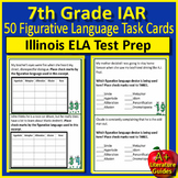 7th Grade IAR Figurative Language Task Cards Reading ELA T