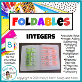 7th Grade Integers - 8 Foldables for the Interactive Notebook