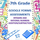 7th Grade Integers and Rational Numbers Add/Subtract Googl