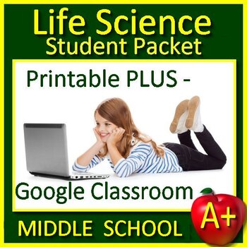 Preview of 7th Grade Life Science NGSS Worksheets - Student Packet