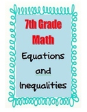 7th Grade Math 2-Step Equations and Inequalities (Prerequi
