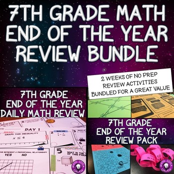 Preview of 7th Grade Math Activities Bundle