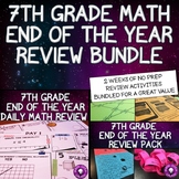 7th Grade Math Activities Bundle