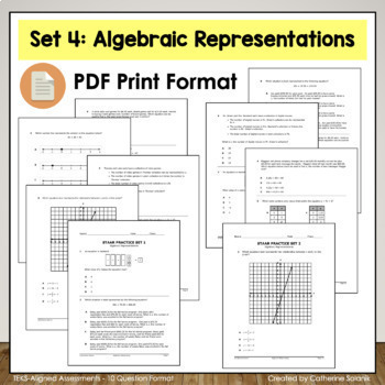 7th grade math staar practice set 4 tables graphs by catherine solanik