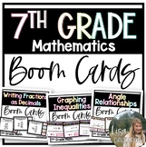 7th Grade Math Boom Cards Bundle - Digital Task Cards