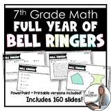 7th Grade Math Bell Ringers