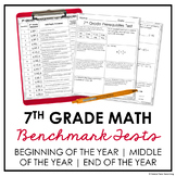 7th Grade Math Benchmark Tests Math Diagnostic Assessments