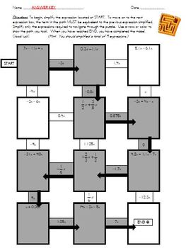 Preview of 7th Grade Math Common Core Worksheet Bundle: 5 Worksheets and Answer Keys