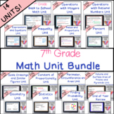 7th Grade Math Curriculum Bundle
