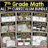 7th Grade Math Curriculum Bundle (Interactive Notebook, Ho