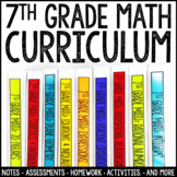 7th Grade Math Curriculum Mega Bundle Worksheets Activitie