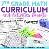 7th Grade Math Curriculum Bundle with Supplemental Activities