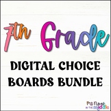 7th Grade Math Digital Choice Boards