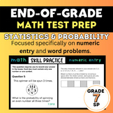 7th Grade Math EOG Test Prep - Numeric Entry Practice - St