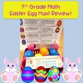 7th Grade Math Easter Egg Hunt Review