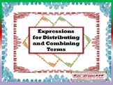 Expressions for Distributing and Combining Terms