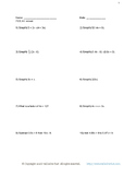7th Grade Math: Expressions and Equations Unit Worksheets,