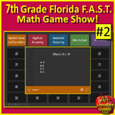 7th Grade Math Florida FAST Game #2 - PM3 Spiral Review Us