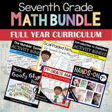 7th Grade Math Full Year Curriculum Bundle | Interactive N