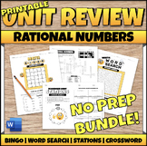 7th Grade Math Fun Worksheets Converting Comparing Ordering Rational Numbers