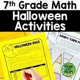 7th Grade Math Halloween Activities for October