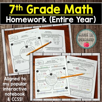 7th grade 20 day homework