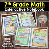 7th Grade Math Interactive Notebook with Guided Notes and 