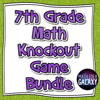 Preview of 7th Grade Math Knockout Game Bundle