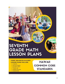 Preview of 7th Grade Math Lesson Plans - Hawaii Common Core