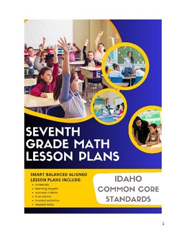 Preview of 7th Grade Math Lesson Plans - Idaho Common Core